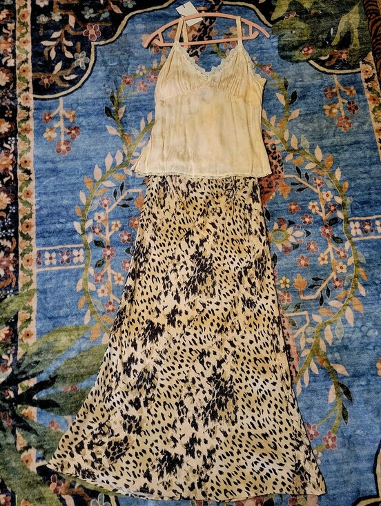 Spell Dresses & Skirts - Spell Snow Leopard Bias Skirt